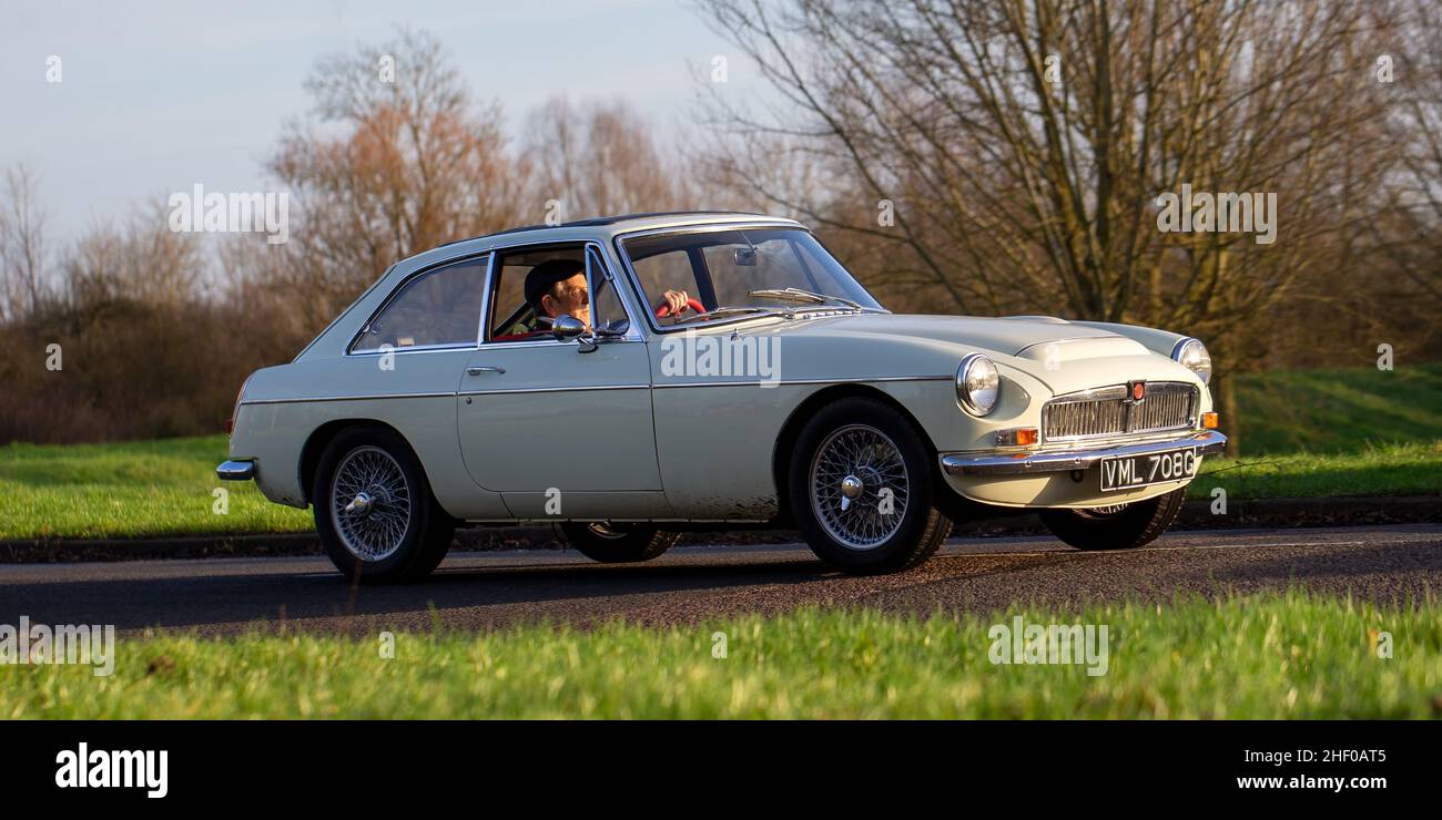 Voiture sport classique 1968 MGB GT Banque D'Images
