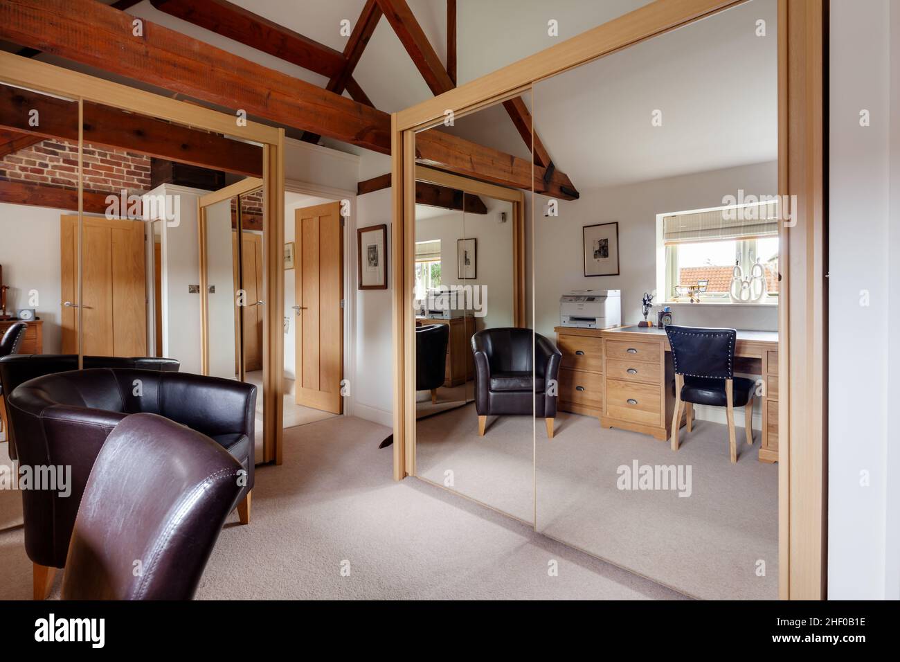 Abbotsley, Cambridgeshire 24 juillet 2018 salle d'étude dans une