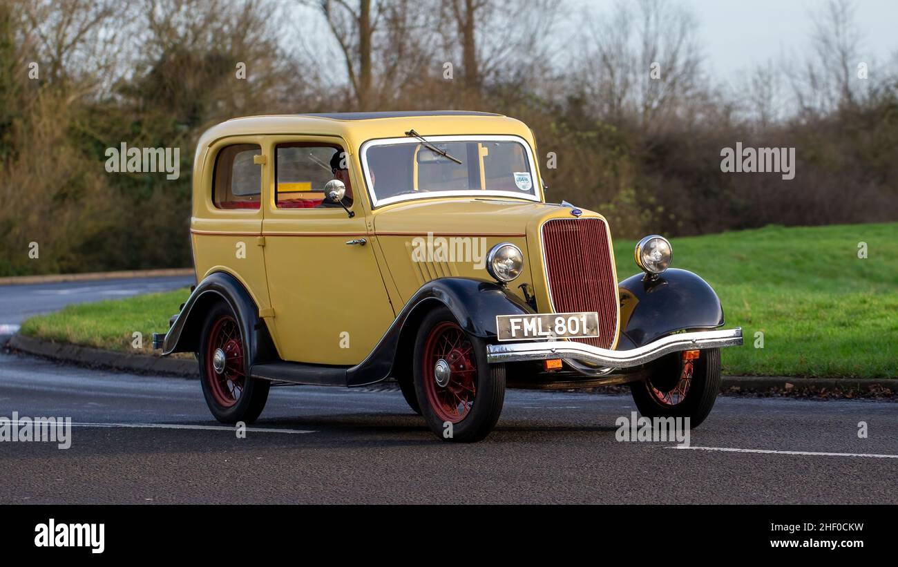 Voiture d'époque Ford modèle y 1937 Banque D'Images