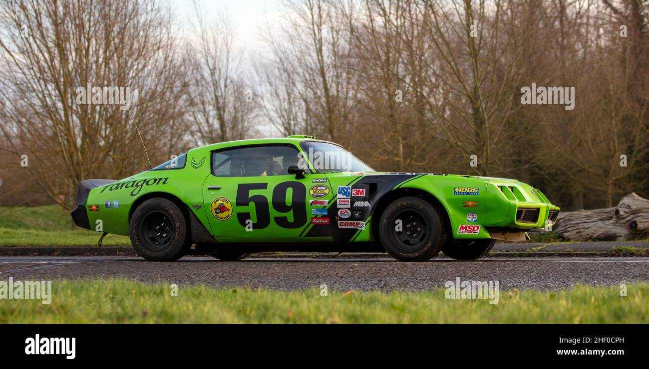 Voiture classique Firebird Trans Am de Pontiac Banque D'Images