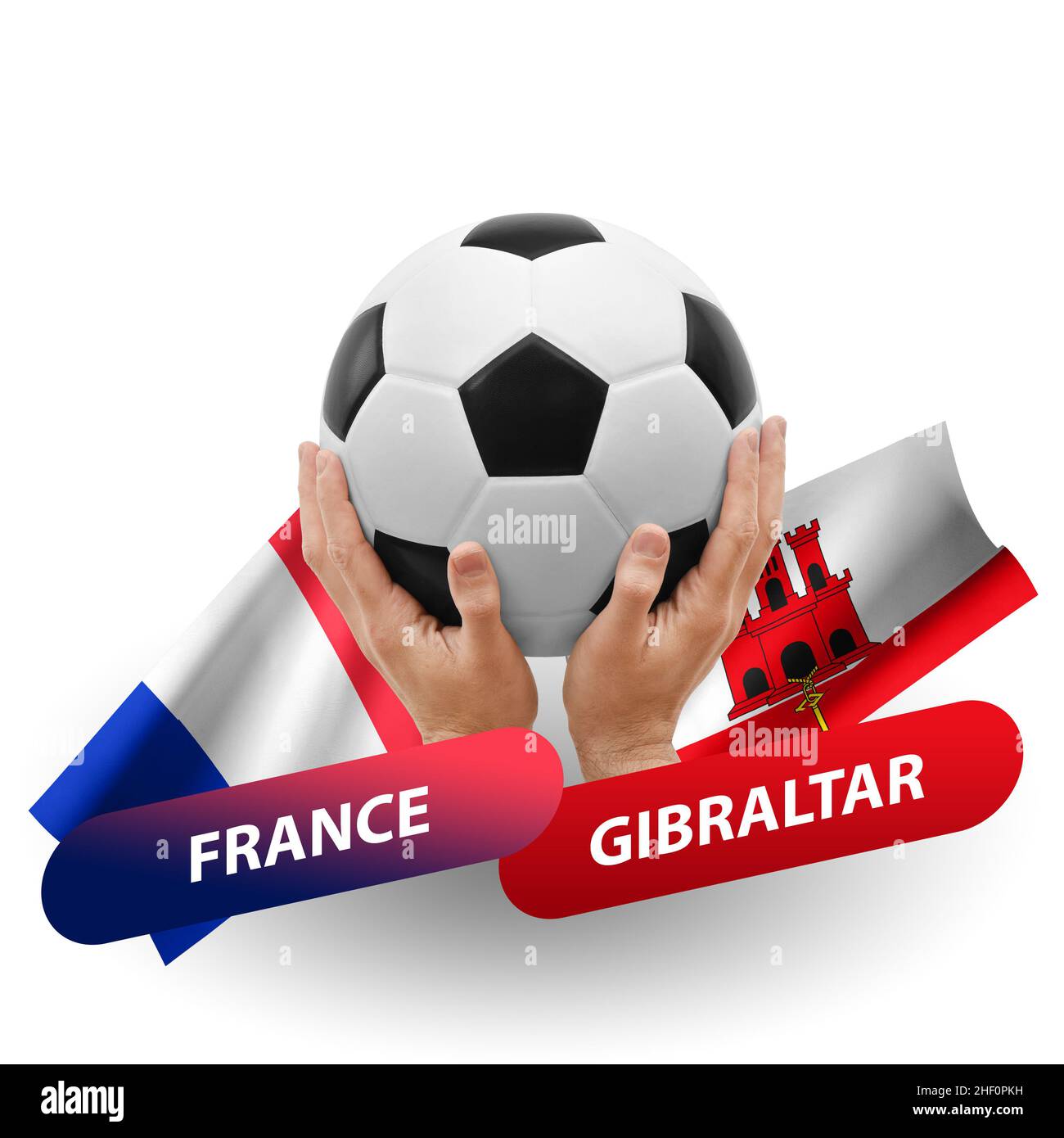 Match de football, équipes nationales france vs gibraltar Photo Stock -  Alamy