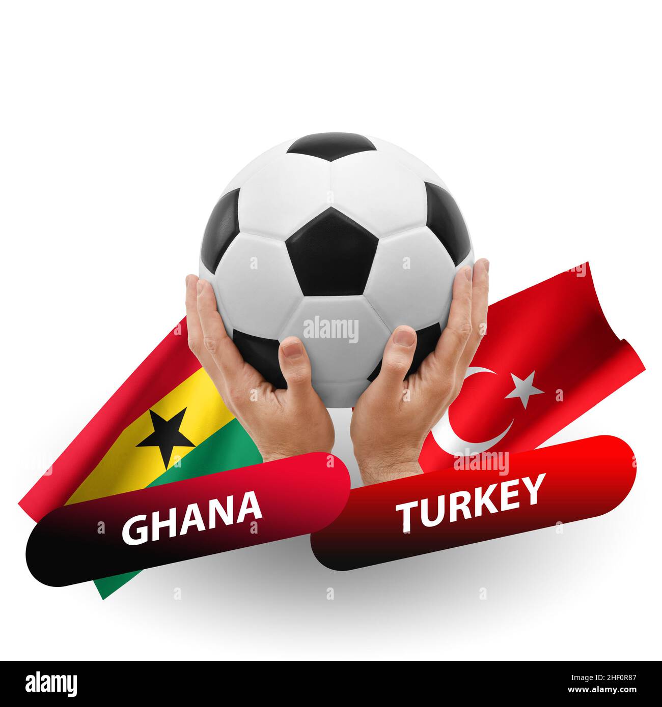 Match de football, équipes nationales ghana contre turquie Photo Stock -  Alamy