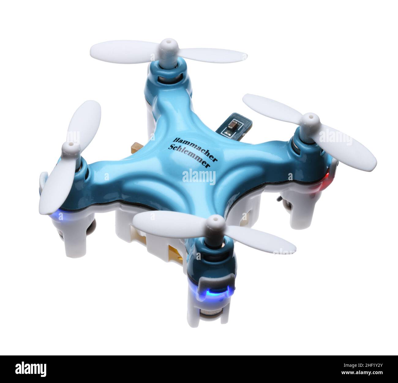 Mini drone Hammacher Schlemmer. Banque D'Images
