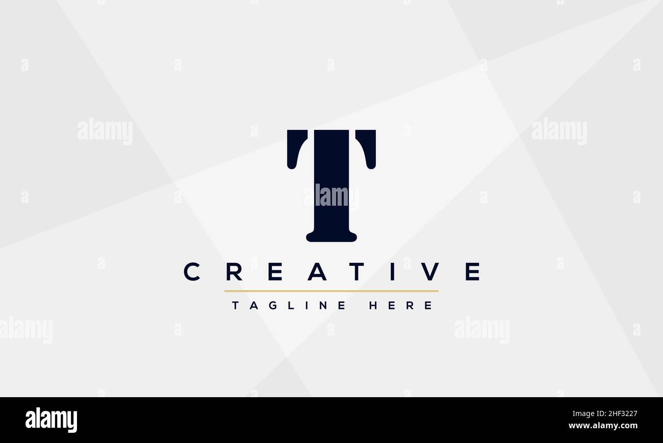 Design et modèle de logo T créatif moderne.L es symboles basés sur les initiales de l'icône TT et les lettres dans le vecteur Illustration de Vecteur