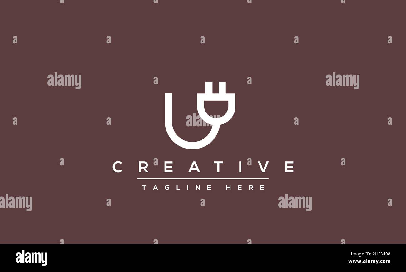 Design moderne et créatif avec logo U.U Monogramme et lettres de l'icône UU dans le vecteur Illustration de Vecteur