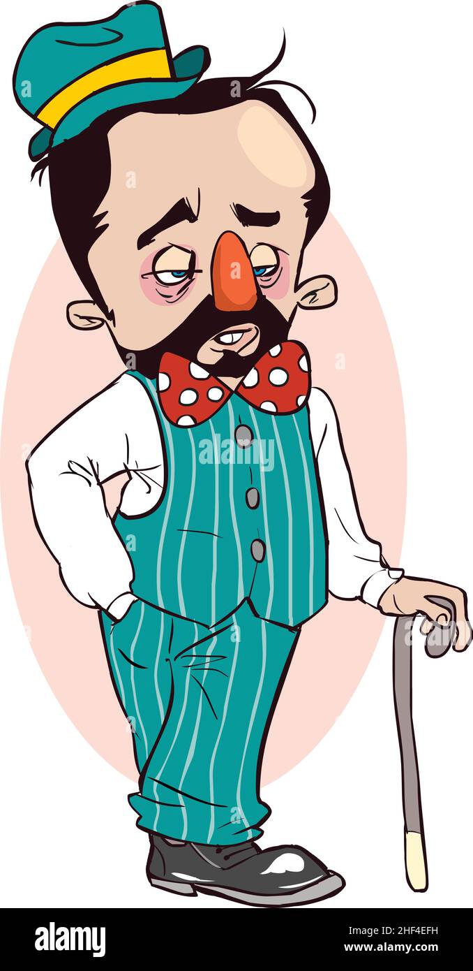 illustration vectorielle dessin animé gentleman, homme élégant. Illustration de Vecteur