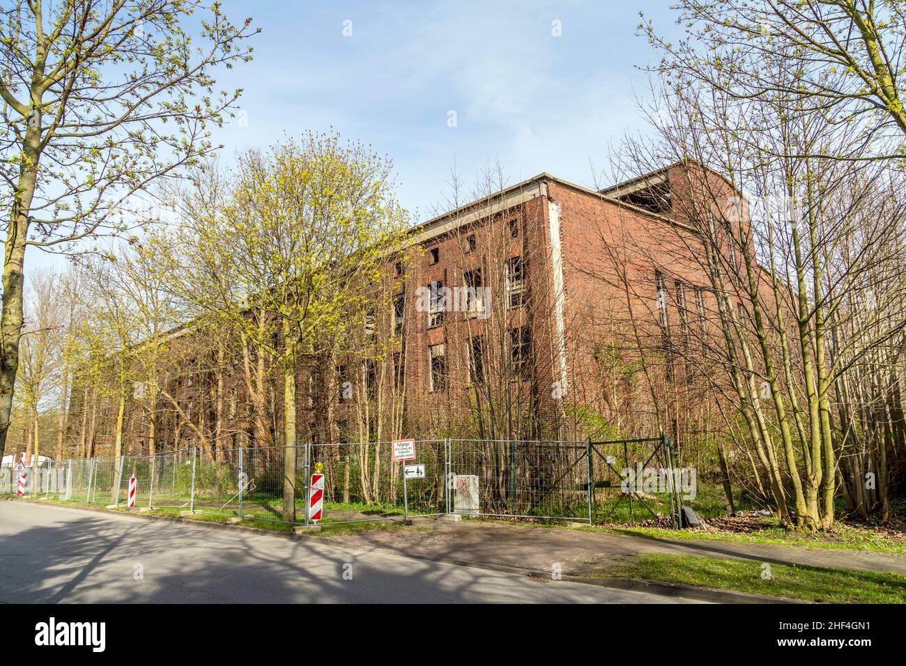 Old German WW2 V2 rocket-usine de Peenemunde Banque D'Images