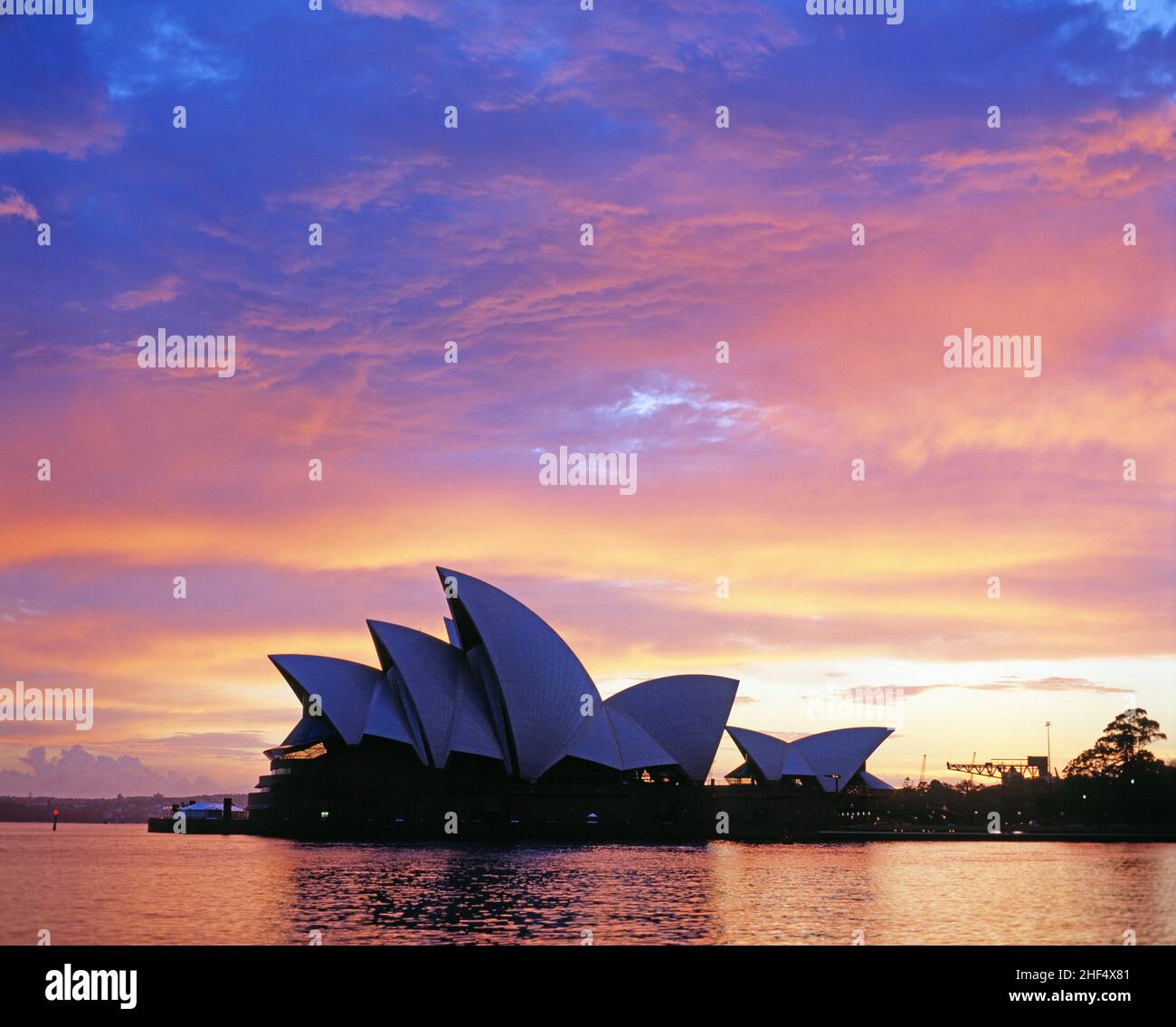 Australie.Sydney.Opéra au lever du soleil. Banque D'Images