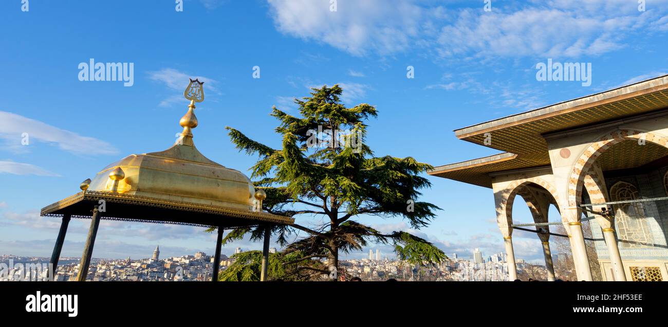 Le Palais de Topkapi à Istanbul, Turquie. Banque D'Images