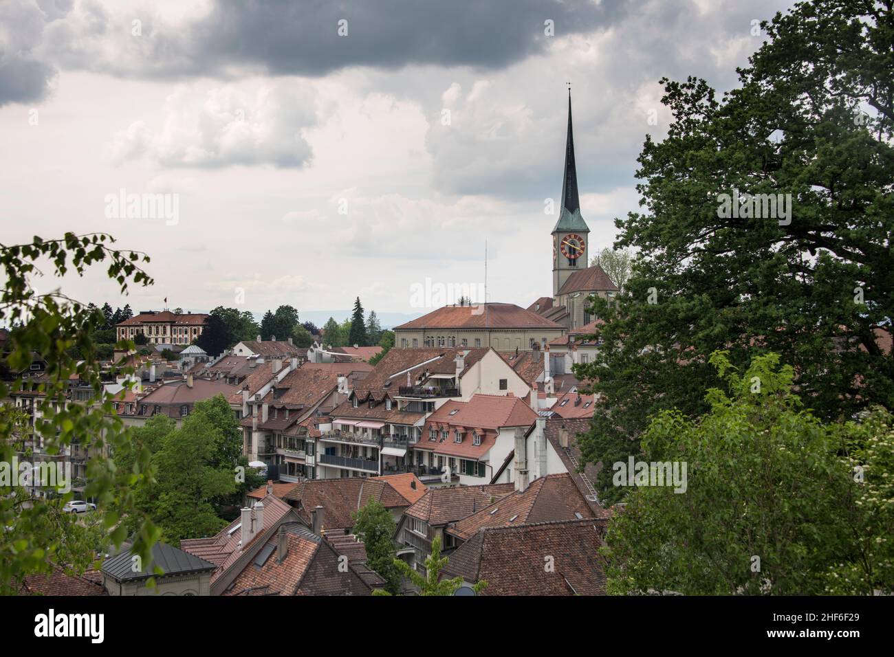 Petite ville de Burgdorf dans la vallée de l'Emmen (Emmental), Suisse Banque D'Images