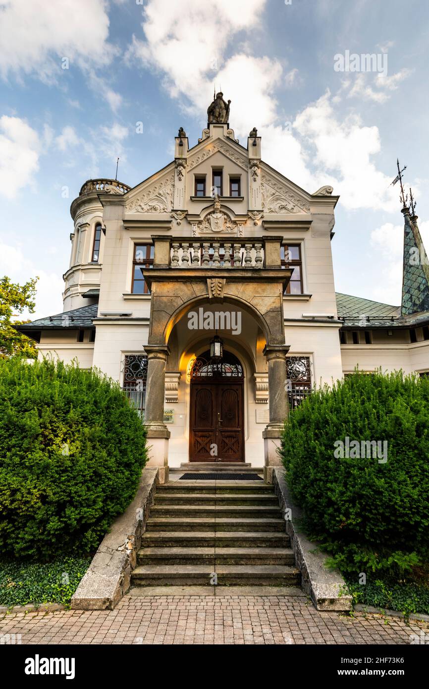 Europe, Pologne, Swietokrzyskie, Oblegorek - manoir historique et musée de Henryk Sienkiewicz Banque D'Images