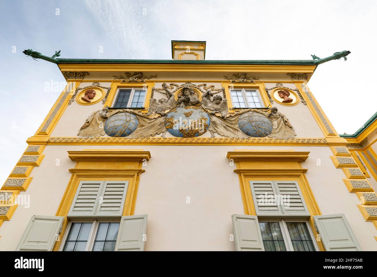 Europe, Pologne, Voivodeship Masovian, Varsovie - Palais Wilanow Banque D'Images