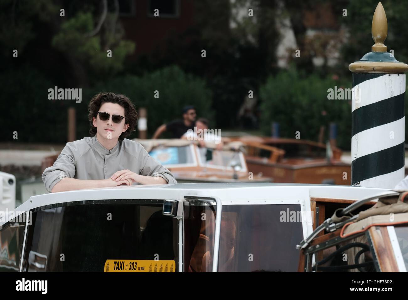 Timothée Chalamet arrive au Festival du film de Venise 76th le 02 septembre 2019 à Venise, en Italie Banque D'Images