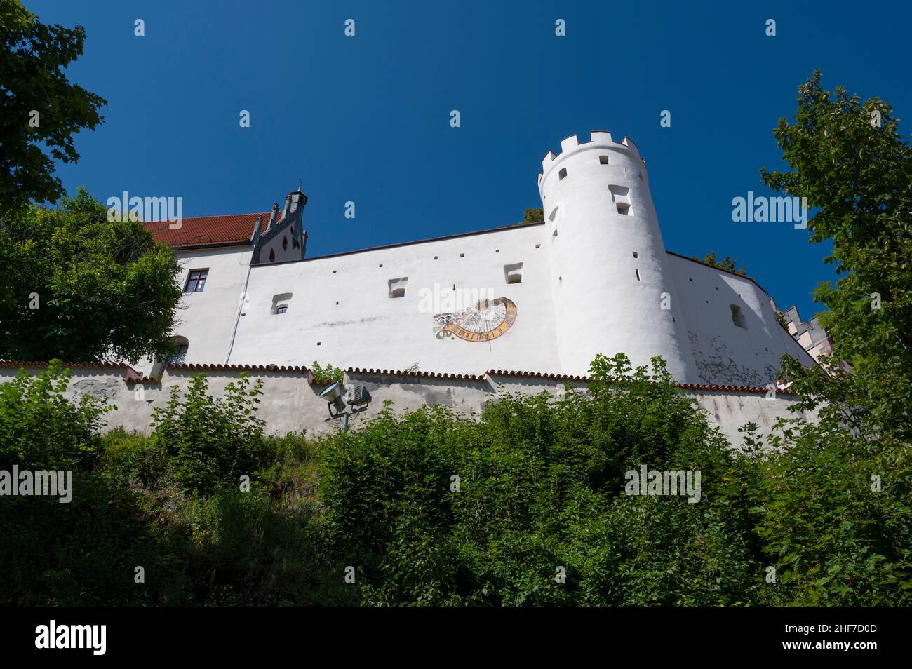 Allemagne, Bavière, Swabia, Allgäu, Ostallgäu,Füssen, Hohes Schloss Banque D'Images