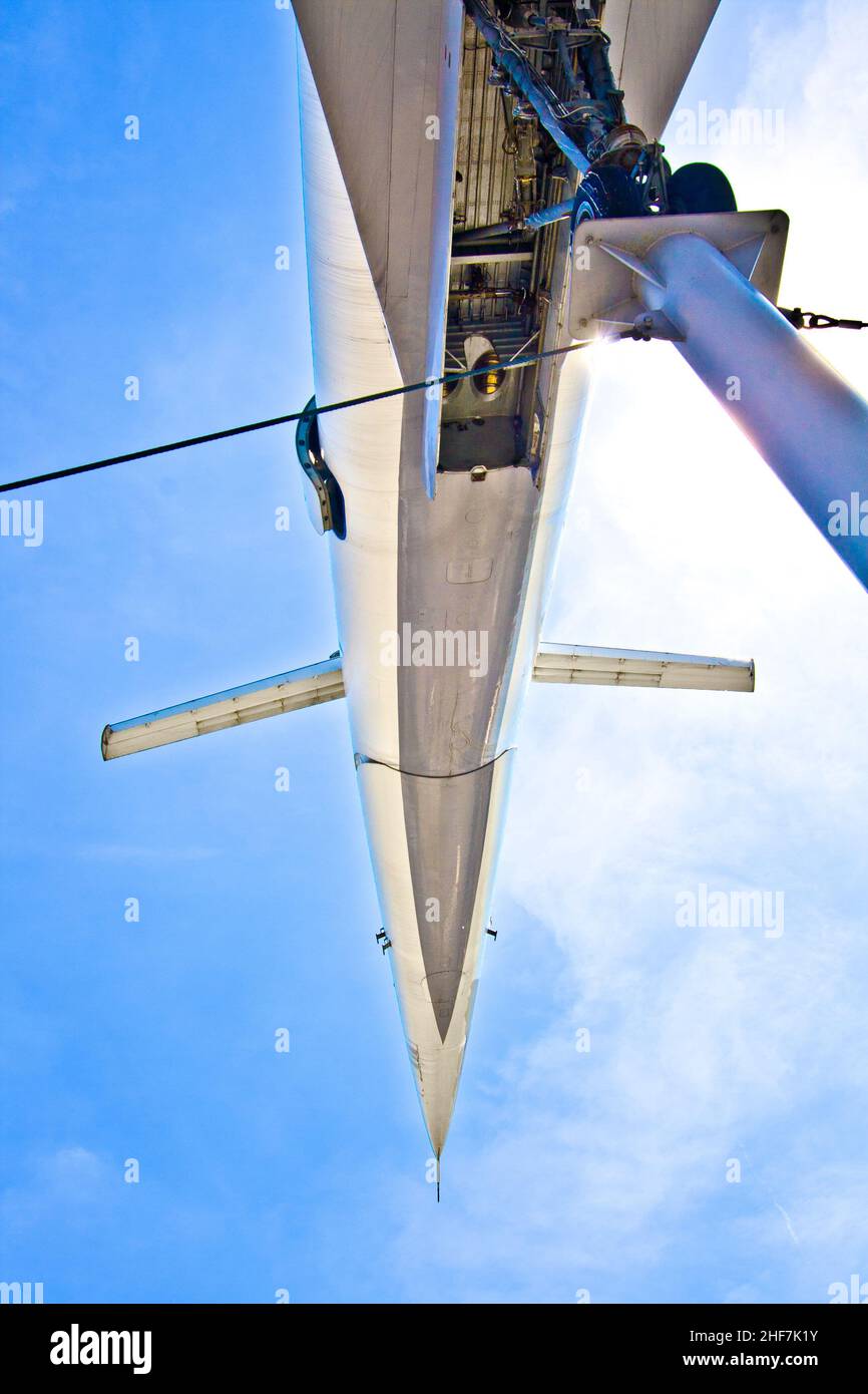 Avion supersonique Tupolev tu-144 Banque D'Images