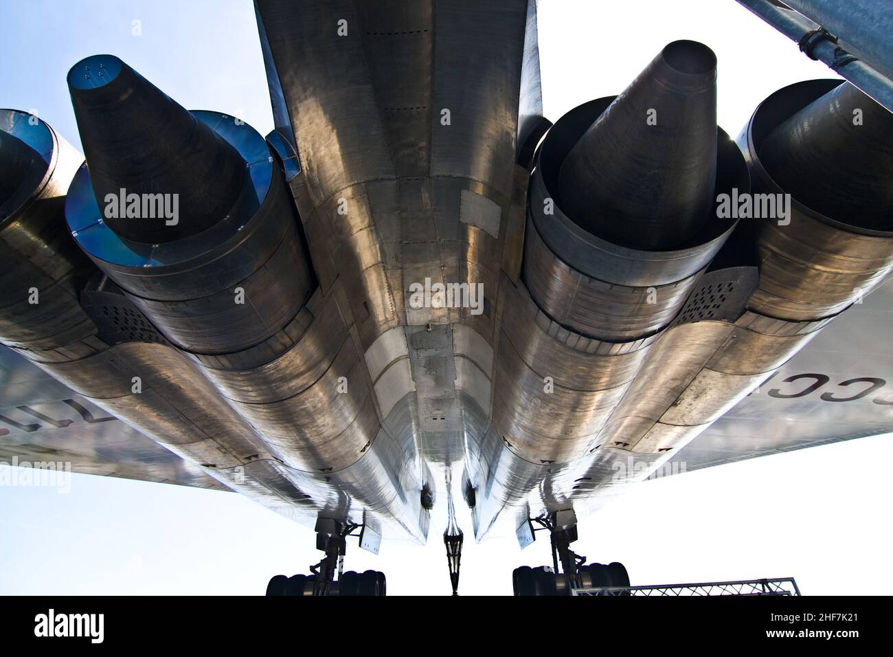 Avion supersonique Tupolev tu-144 Banque D'Images