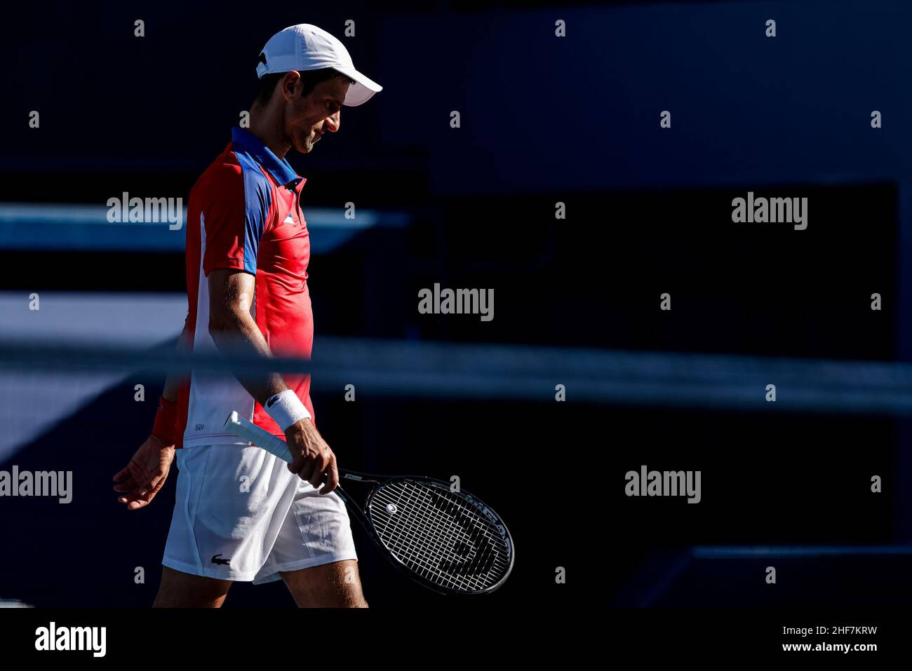 Tokyo, Japon.31st juillet 2021.Jeux Olympiques: Match de tennis entre Novak Djokovic et Pablo Carreño pour la médaille de bronze à l'arène Ariake.© ABEL F. ROS Banque D'Images