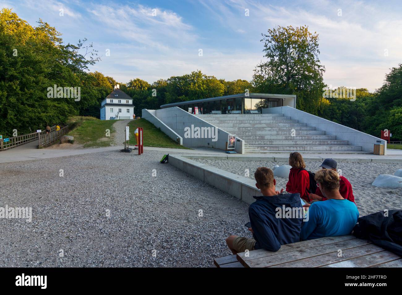 Vordingborg, GeoCenter Moens Klint, famille de Moens Klint, Moen, Danemark Banque D'Images