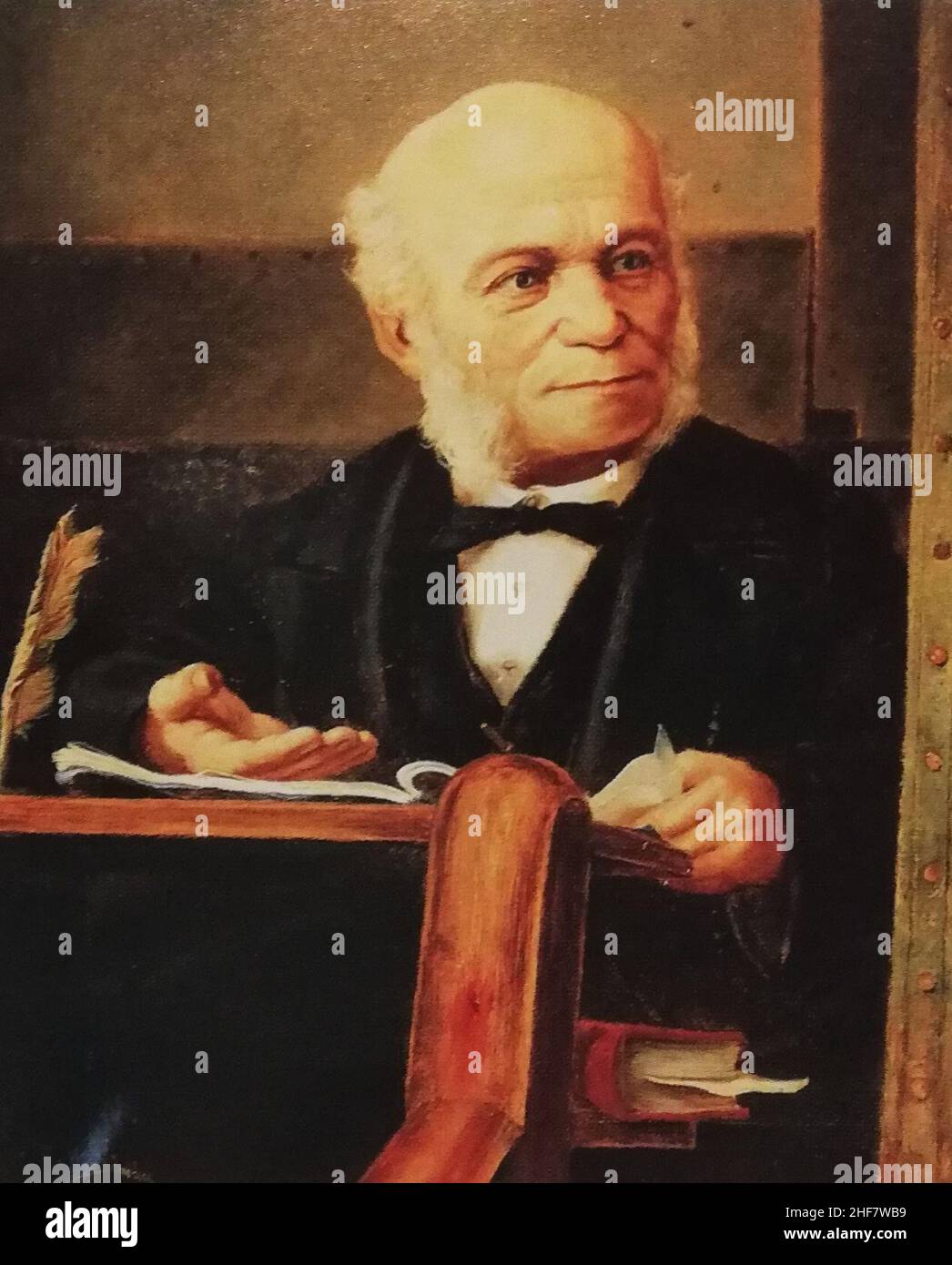 Saul Salomon - Président de l'ancien Mutual 1873-1884. Banque D'Images