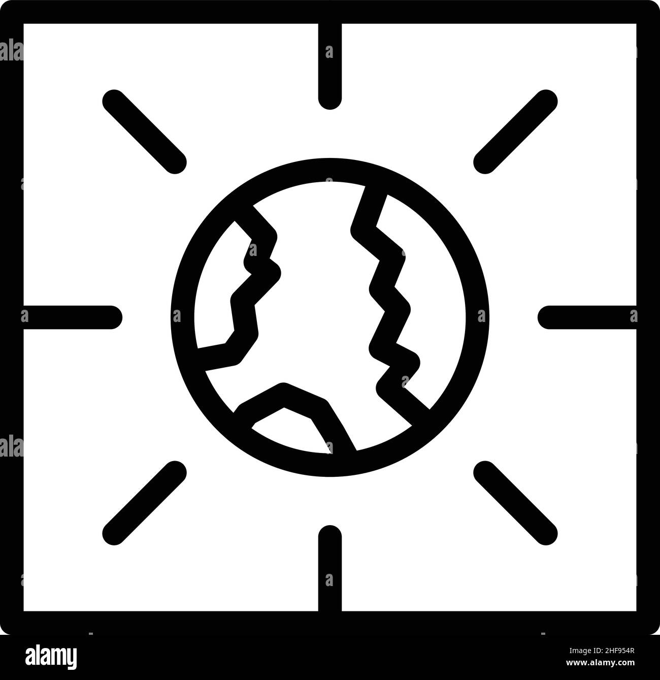 Vecteur de contour de l'icône du fuseau horaire de déplacement.Horloge universelle.Heure internationale Illustration de Vecteur