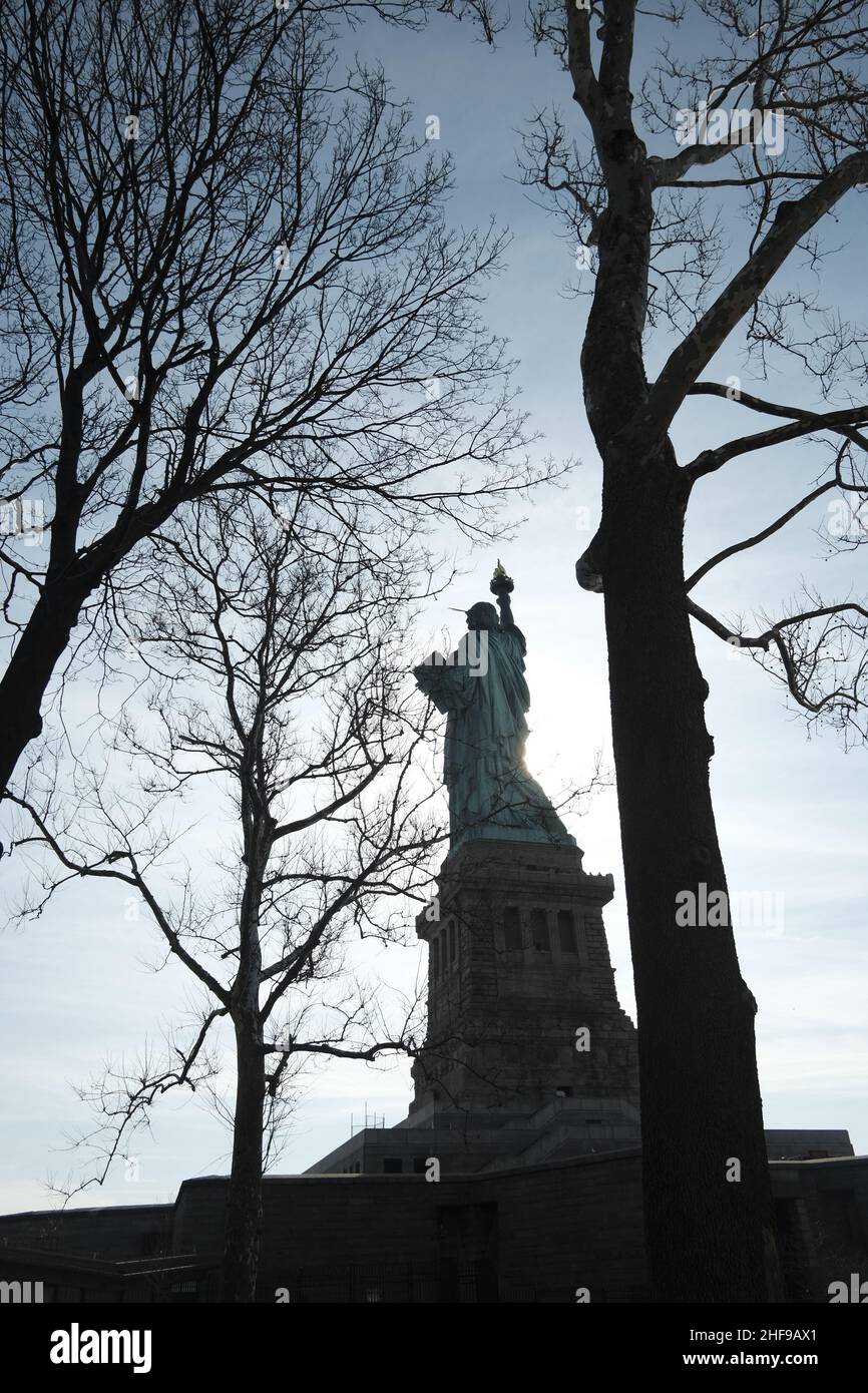 La Statue de la liberté, New York, USA Banque D'Images