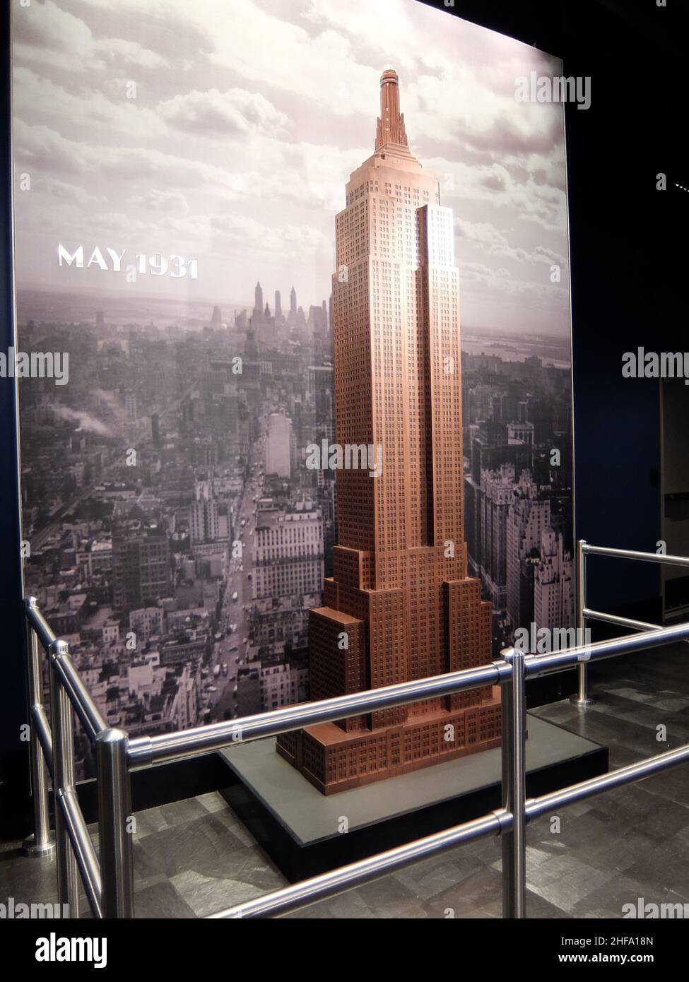 L'Empire State Building, New York Banque D'Images