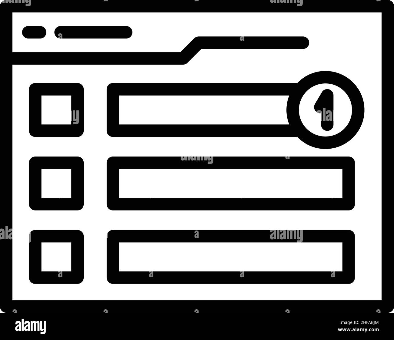 Vecteur de contour de l'icône d'imputation croisée.Post SMM.Livraison croisée Illustration de Vecteur