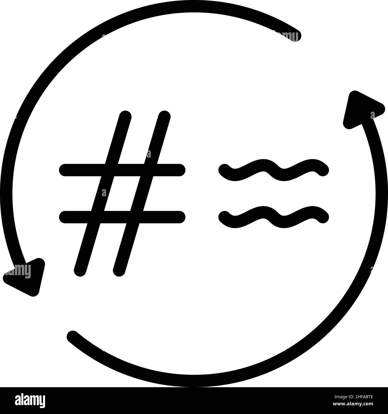 Vecteur de contour d'icône de post rapide.Livraison SMM.Plate-forme multimédia Illustration de Vecteur