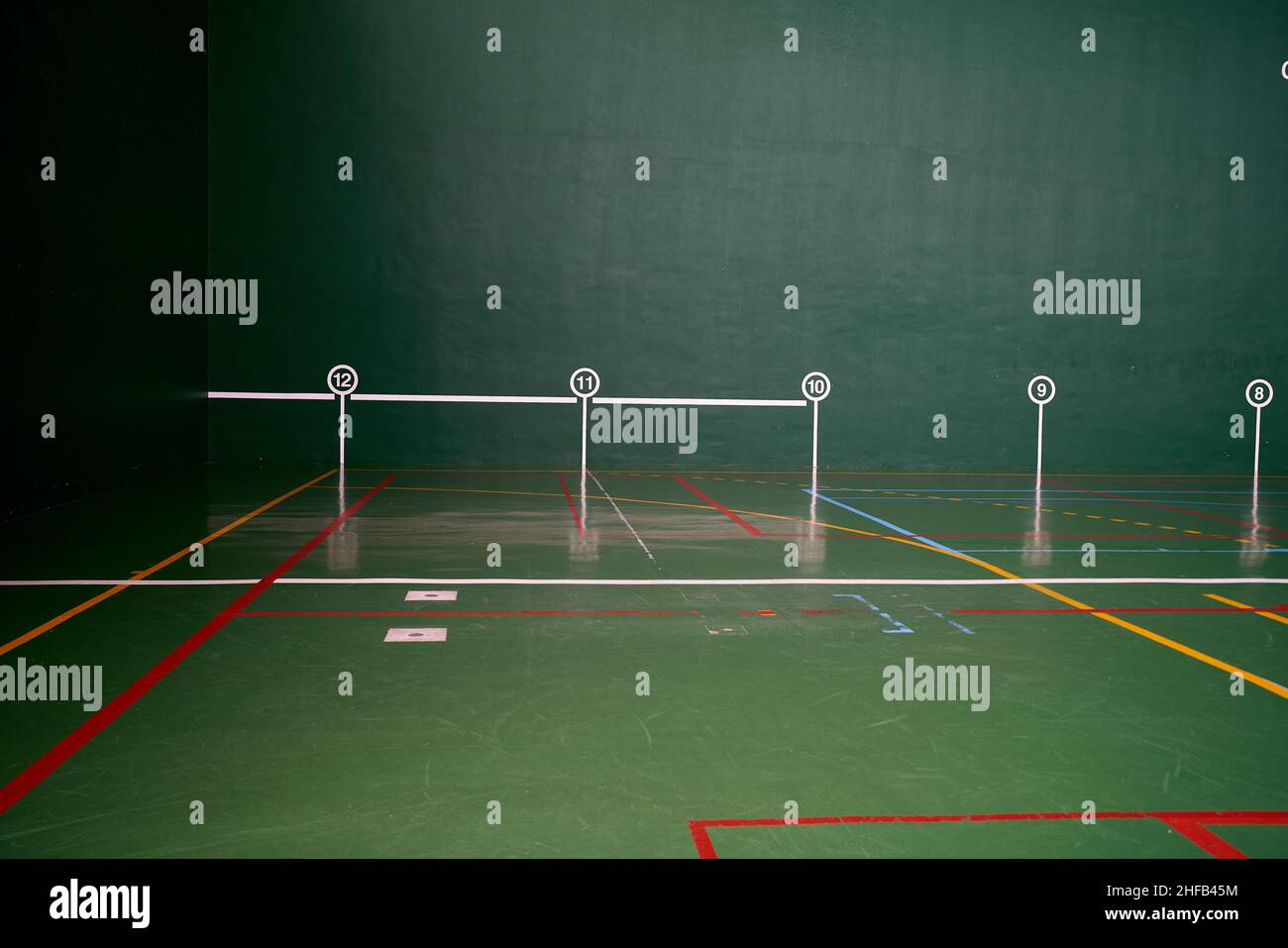 PAMPELUNE, NAVARRE ESPAGNE JANVIER 13 2022: Fronton court Banque D'Images