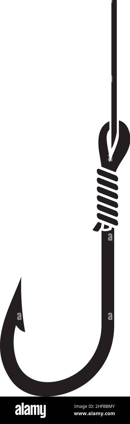 Illustration du vecteur crochet de pêche Illustration de Vecteur