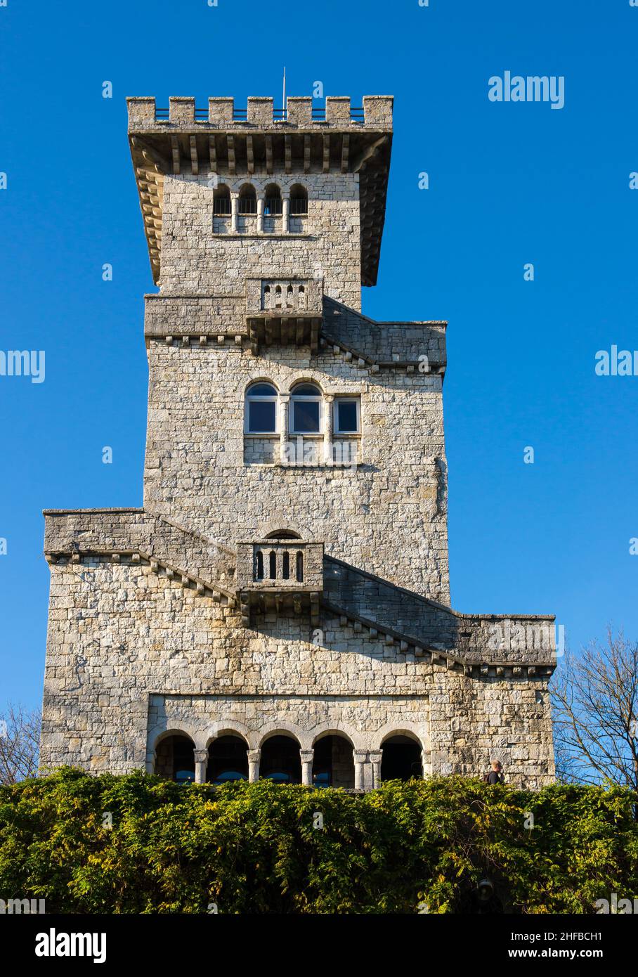 Tour d'observation sur la montagne Big Ahun à Sotchi, dans la région de Krasnodar, Russie Banque D'Images