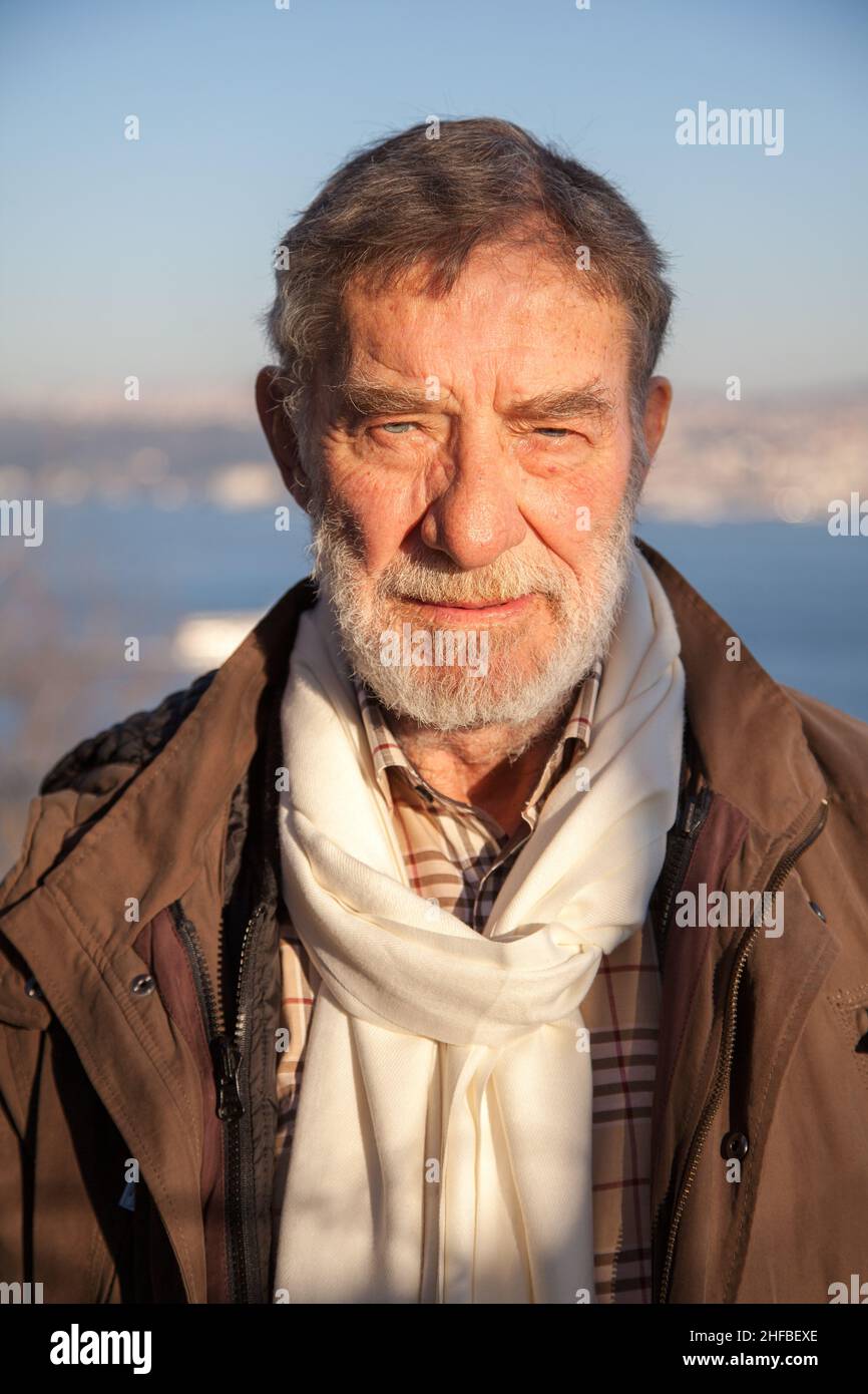 İstanbul/Turquie - 2/17/2014:Ahmet Mekin est un acteur turc. Banque D'Images