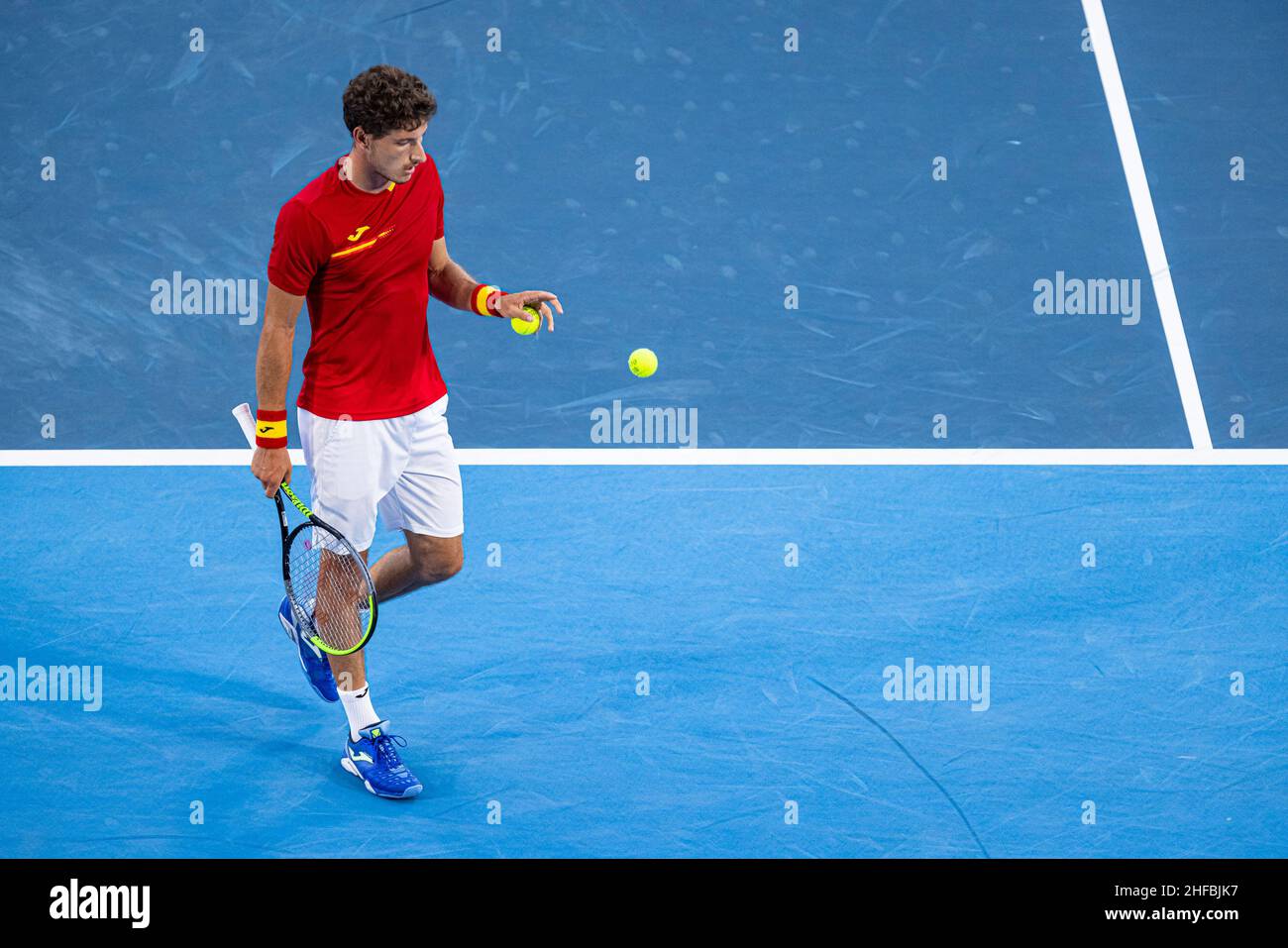 Tokyo, Japon.31st juillet 2021.Jeux Olympiques: Match de tennis entre Novak Djokovic et Pablo Carreño pour la médaille de bronze à l'arène Ariake.© ABEL F. ROS Banque D'Images