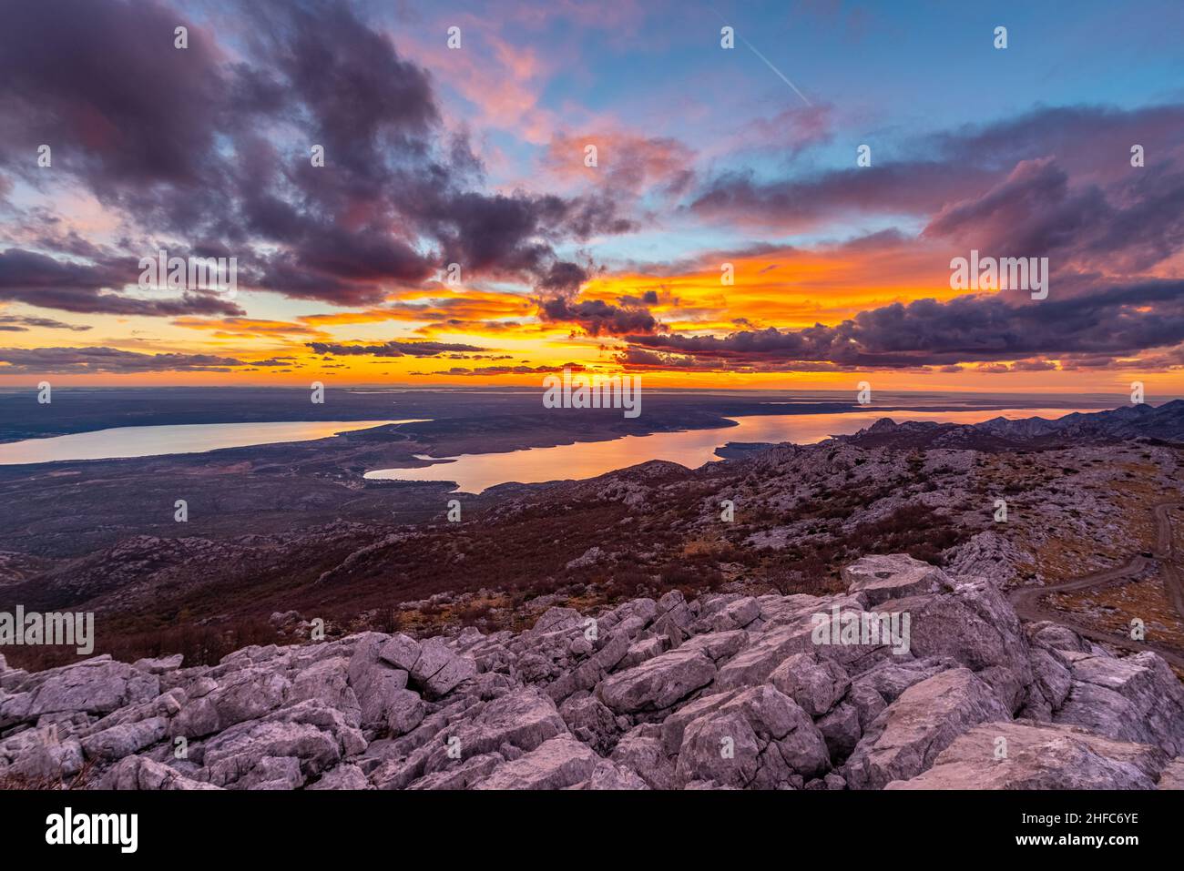 La montagne Velebit Banque D'Images