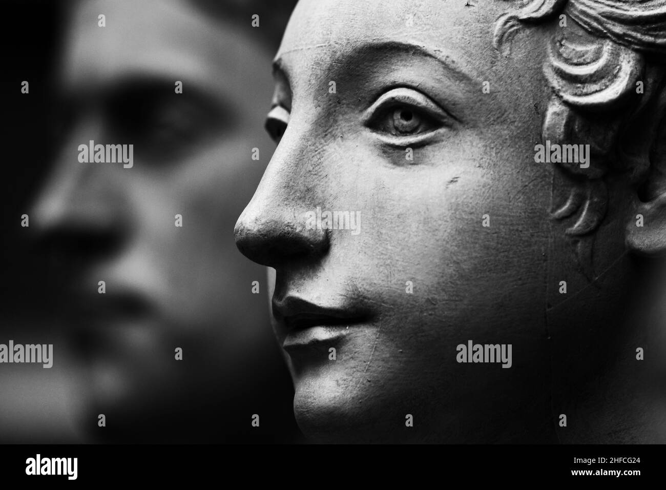 V & un Cour de Cast Banque D'Images