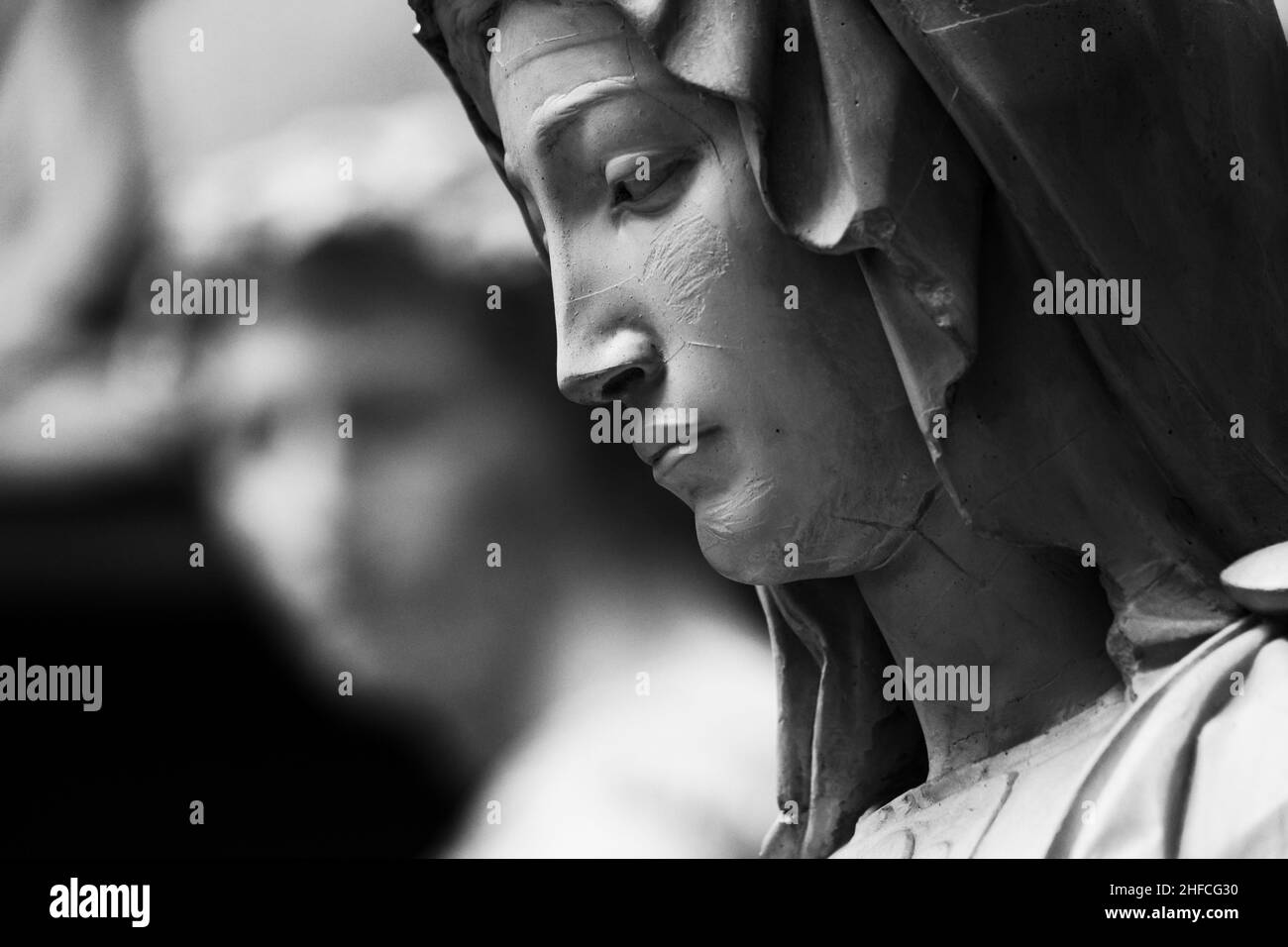 V & un Cour de Cast Banque D'Images