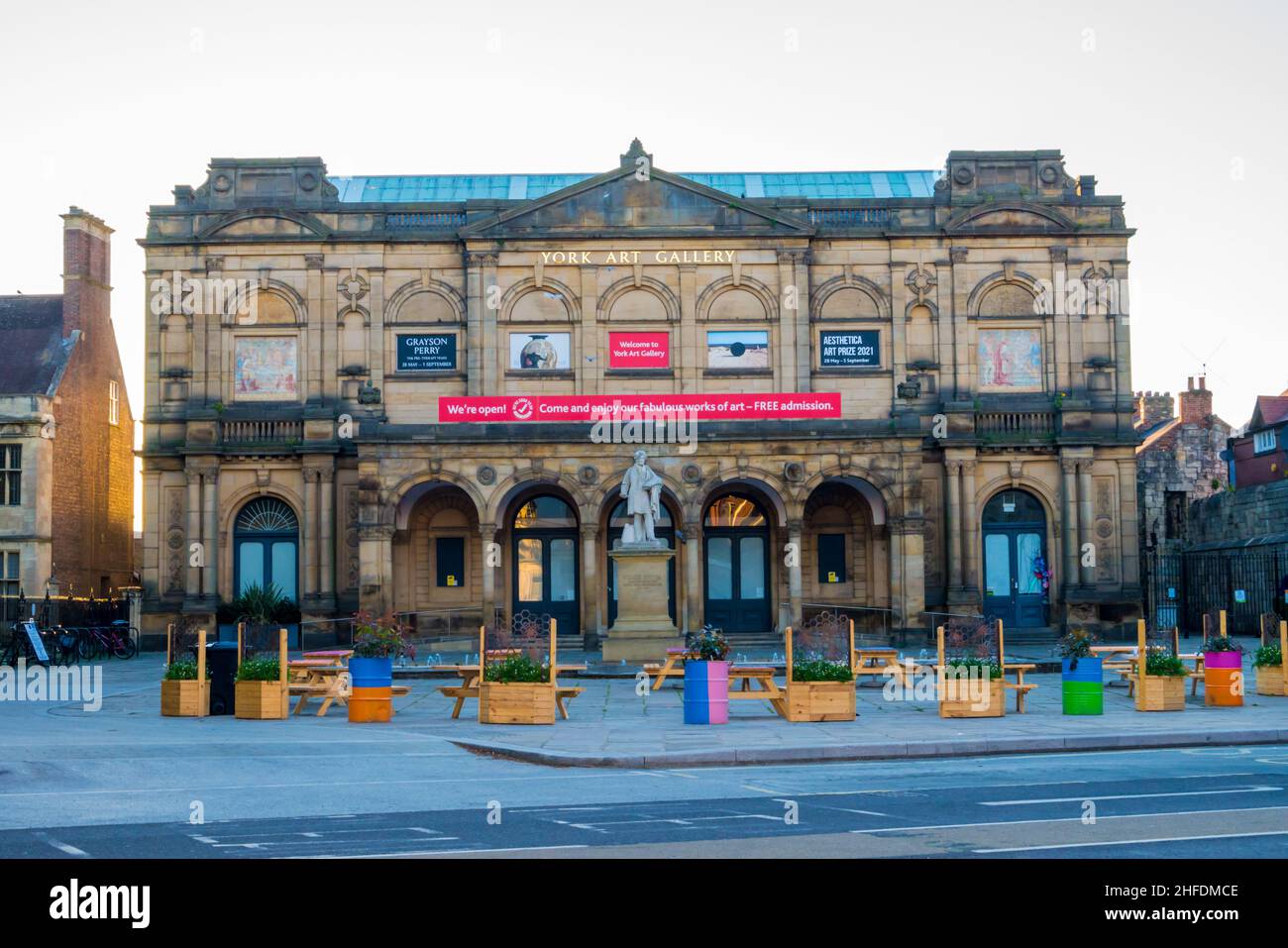 York Art Gallery, situé à Exhibition Square, York Banque D'Images