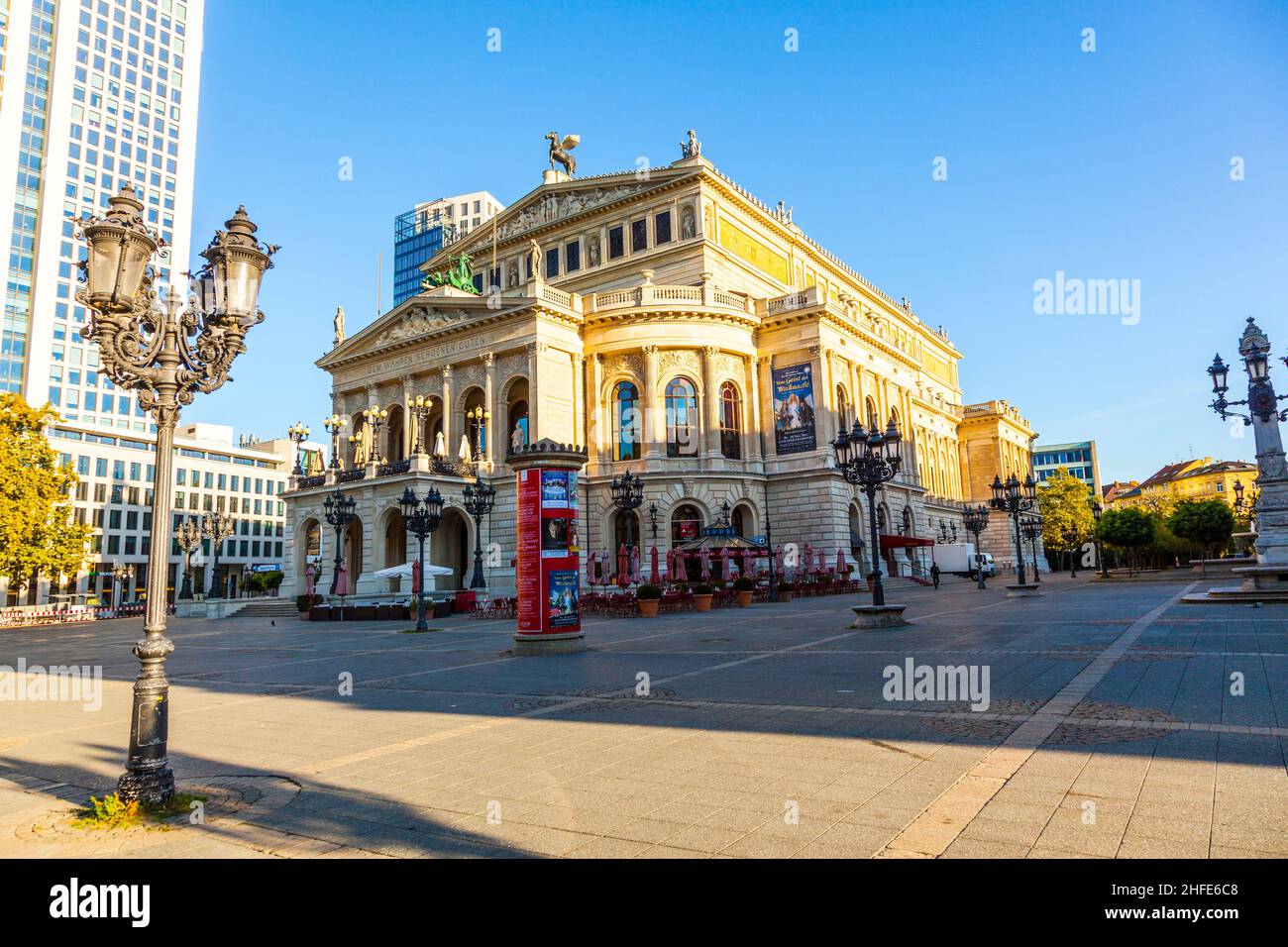 Célèbre Opéra de Francfort, l'Alte Oper, Allemagne Banque D'Images