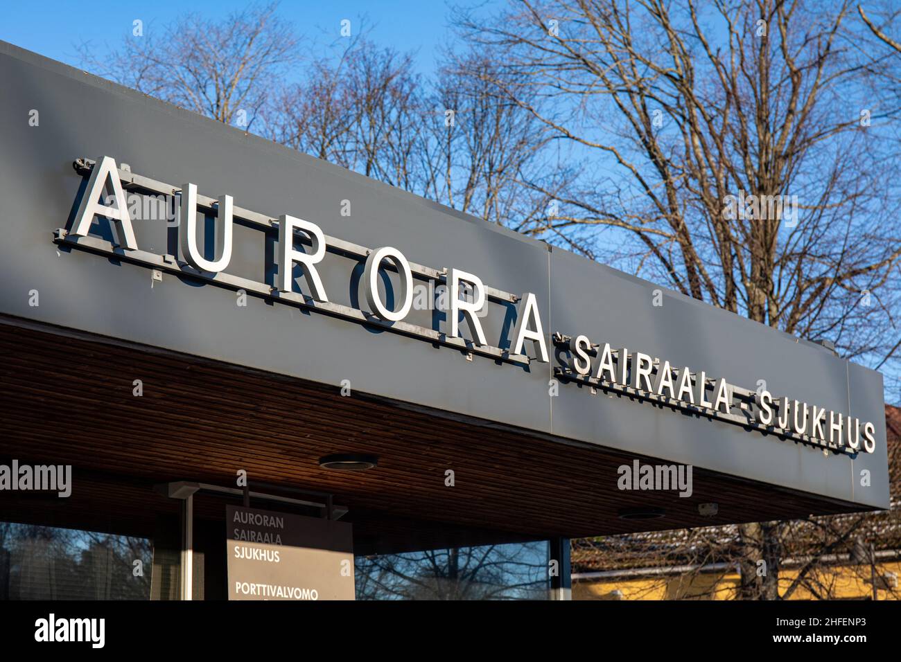 Auroran sairaala ou Aurora Hospital à Helsinki, Finlande Banque D'Images