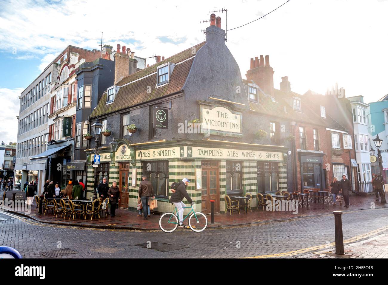 Brighton, janvier 16th 2022: The Victory Inn dans le centre-ville de Brighton crédit: Andrew Hasson/Alay Live News Banque D'Images