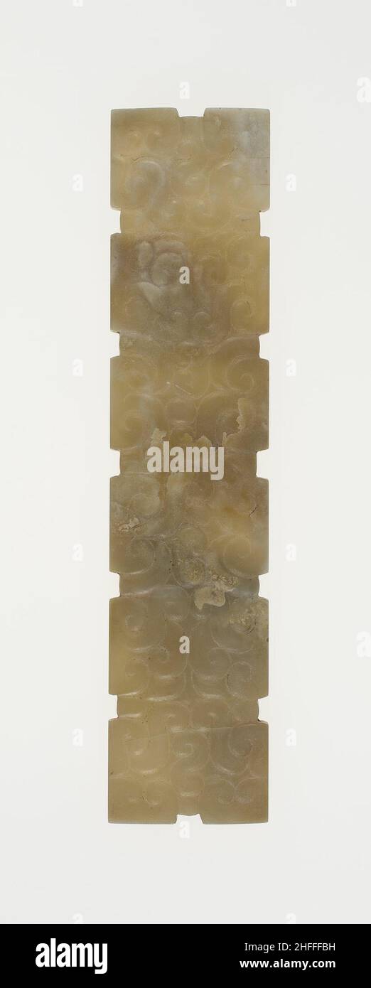 Plaque rectangulaire, dynastie Zhou de l'est, (c.770-256 C.-B.), 5th siècle C.-B. Banque D'Images