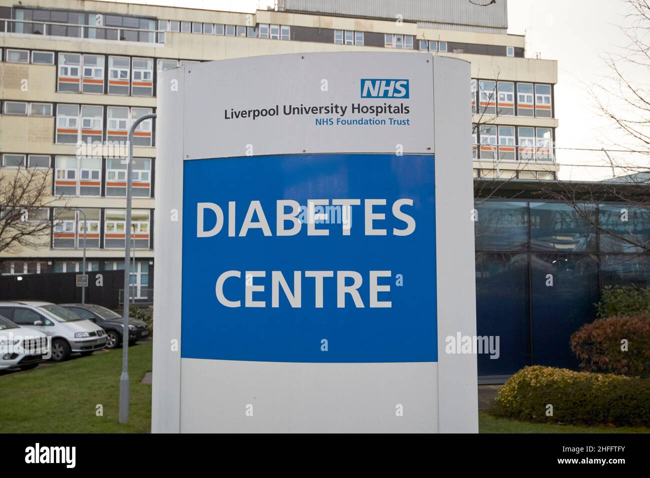 Centre de diabète aintree University Hospital fazakerley Liverpool Angleterre Royaume-Uni Banque D'Images