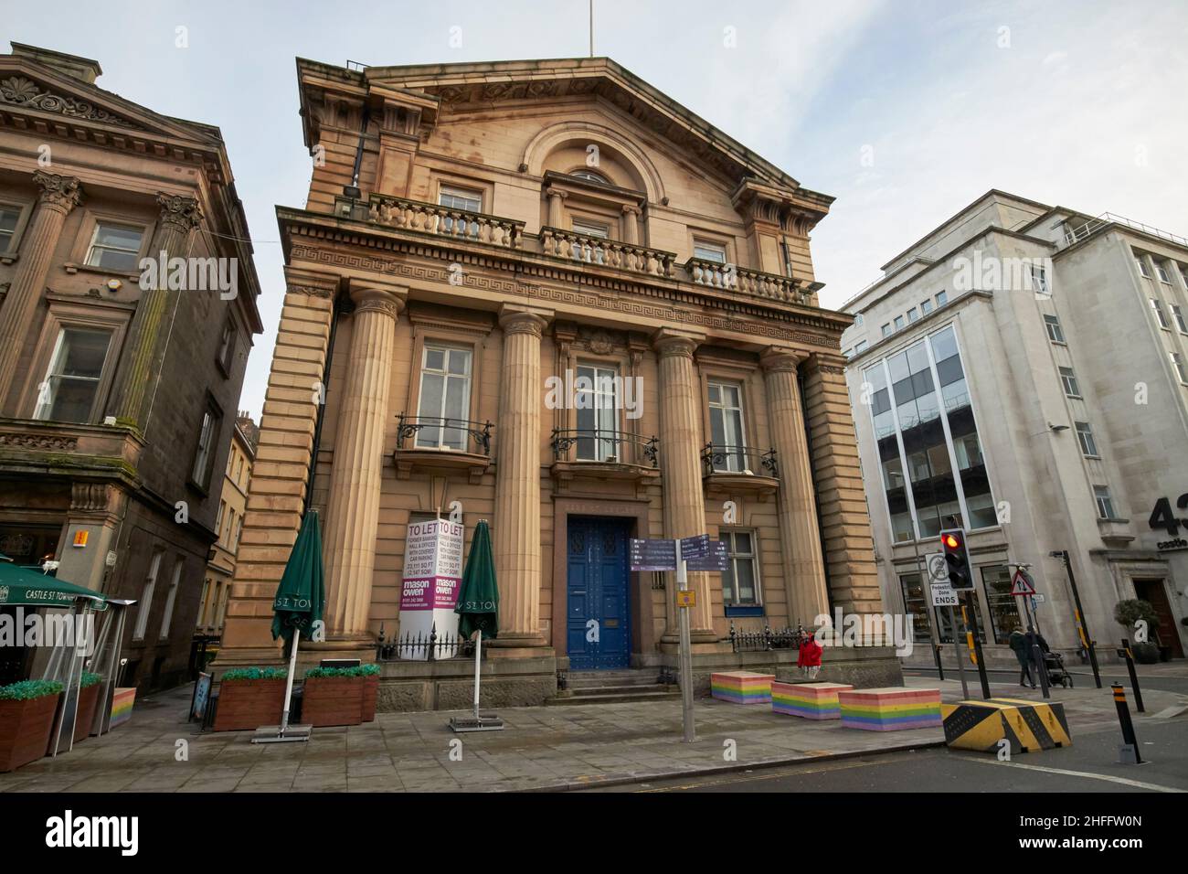 Ancienne banque d'angleterre bâtiment château St Liverpool Angleterre Royaume-Uni Banque D'Images