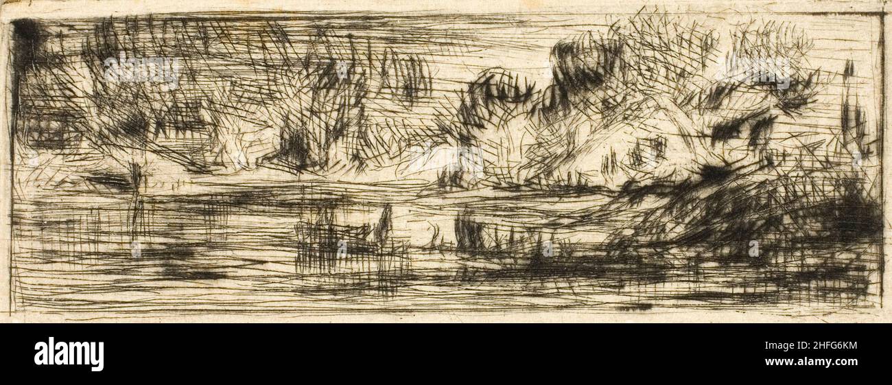 Paysage, c.1843. Banque D'Images