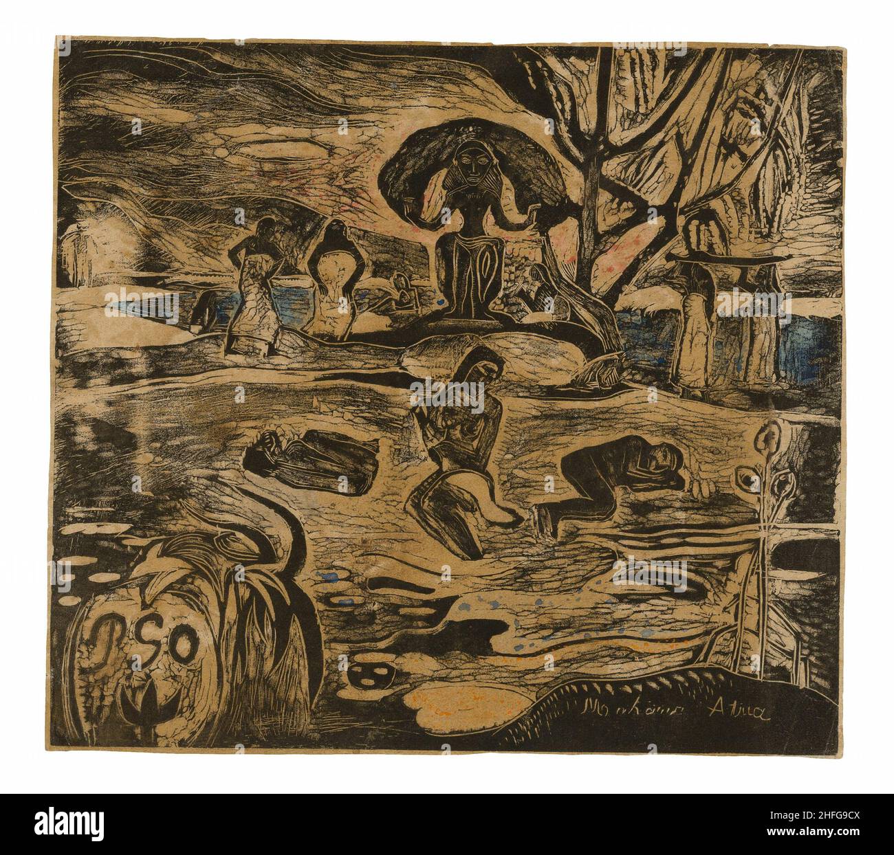 Mahana atua (jour du Dieu), 1894/95. Banque D'Images