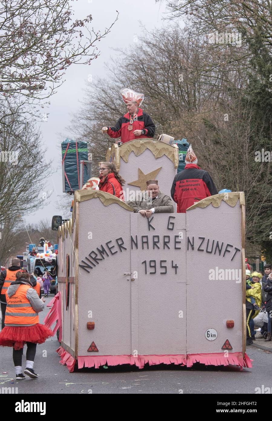 Aachen - Eilendorf: Umzug am Karnevals Sonntag 2019 Banque D'Images