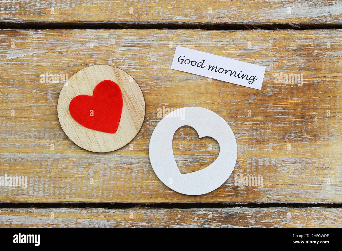 Bonjour Avec Amour Banque De Photographies Et D Images A Haute Resolution Alamy