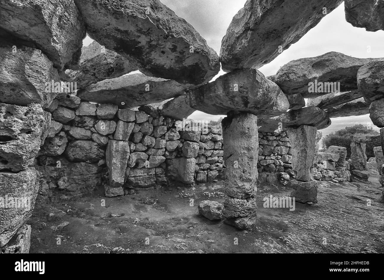 Paysages de Minorque dans les Iles Baléares - Espagne Banque D'Images