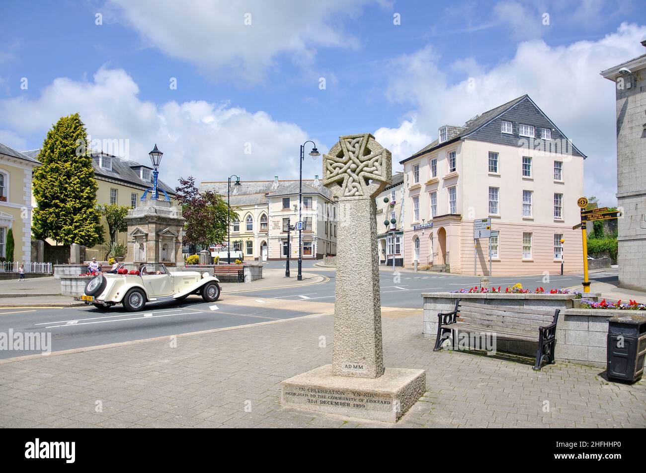 Le défilé, Liskeard, Cornwall, Angleterre, Royaume-Uni Banque D'Images