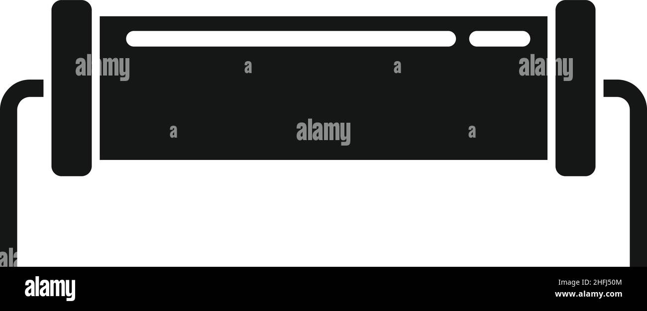 Icône de résistance de condensateur vecteur simple.Circuit électrique.Composant de condensateur Illustration de Vecteur